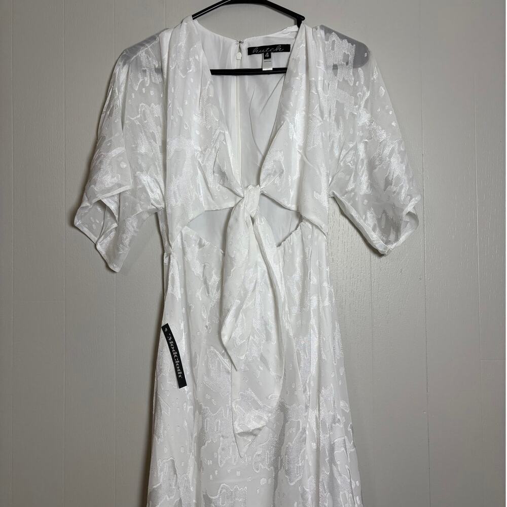 Hutch Anthropologie Luciana Maxi Dress Size 4 White BNWT